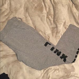 PINK Lace Up Joggers